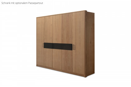 Meran von Schösswender - Schrank Wildeiche Furnier/ schwarz optimatt