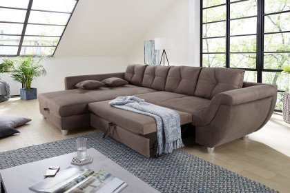 Maranello von Job - Ecksofa Variante links braun