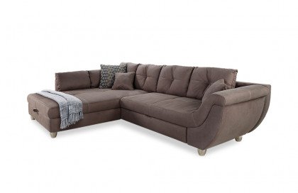 Maranello von Job - Ecksofa Variante links braun