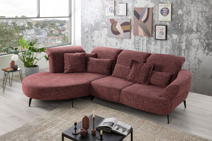 Dance von Sit & More - Polstergarnitur links aubergine
