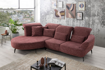 Dance von Sit & More - Polstergarnitur links aubergine