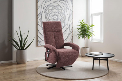 TV-Tycoon  von Sit & More - TV-Sessel aubergine