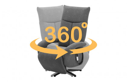 TV-Tycoon  von Sit & More - TV-Sessel aubergine