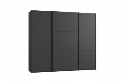 indiana-A von Wimex - 3-türiger Schwebetürenschrank dunkelgrau