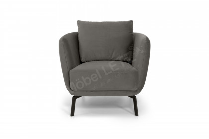Pearl-LE25 von SCHÖNER WOHNEN - Sofa-Duo platin