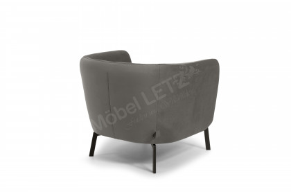 Pearl-LE25 von SCHÖNER WOHNEN - Sofa-Duo platin