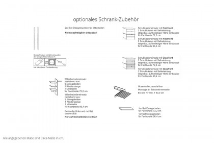 San Antonio von Musterring - Dreh-/ Schwebetürenschrank Front Lavaglas