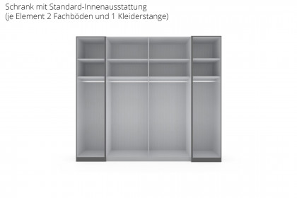 San Antonio von Musterring - Dreh-/ Schwebetürenschrank Front Lavaglas