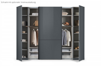 San Antonio von Musterring - Dreh-/ Schwebetürenschrank Front Lavaglas