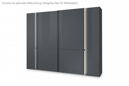 San Antonio von Musterring - Dreh-/ Schwebetürenschrank Front Lavaglas