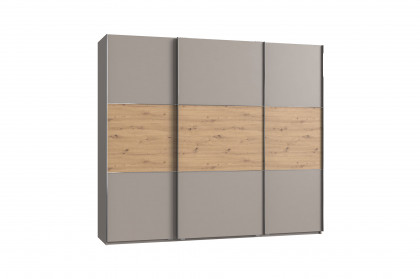 indiana-A von Wimex - Schrank grau/ Artisan-Eiche in 2 Breiten wählbar