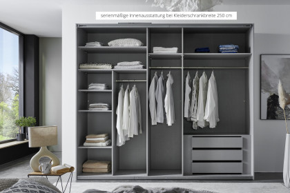 indiana-A von Wimex - Schrank grau/ Artisan-Eiche in 2 Breiten wählbar