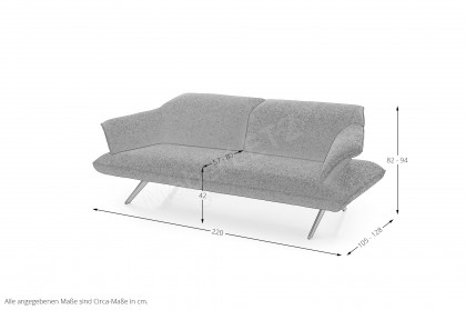 KOINOR Seventy - Einzelsofa dunkelgrau