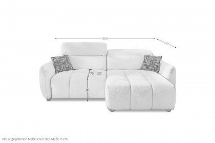 Zoom von Job - Polstergarnitur Ausführung rechts grau