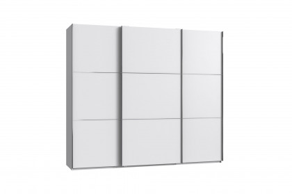 indiana-A von Wimex - Schlafzimmerschrank weiß mit wählbarer Griff-Farbe