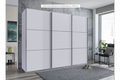 indiana-A von Wimex - Schlafzimmerschrank weiß mit wählbarer Griff-Farbe