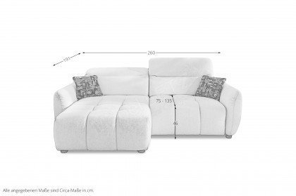 Zoom von Job - Polstergarnitur Ausführung links grau