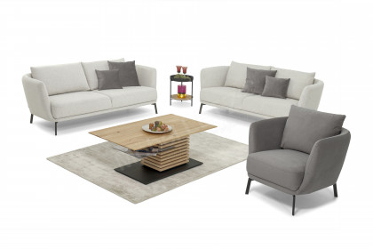 Pearl-LE25 von SCHÖNER WOHNEN - Polsterduo platin