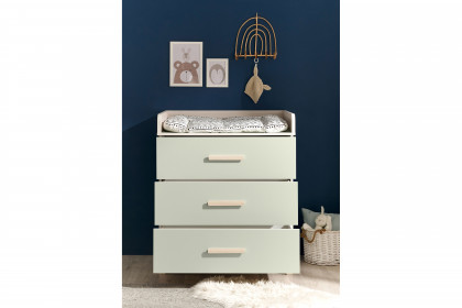 Prizzi von POL Power - platzsparendes Babyzimmer-Set pastellgrün - Aurum