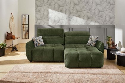 Zoom von Job - Ecksofa Variante rechts grün