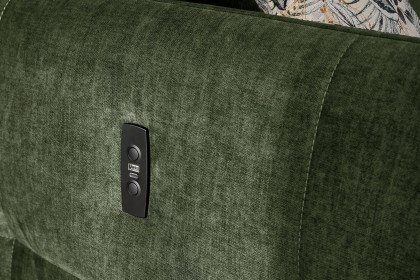 Zoom von Job - Ecksofa Variante rechts grün