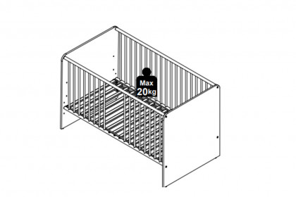 Prizzi von POL Power - 3-teiliges Babyzimmer-Set weiß - Aurum