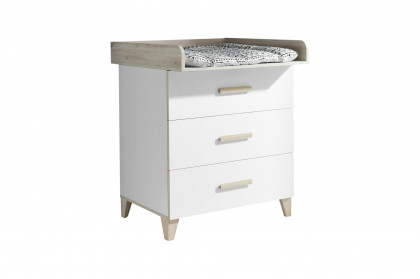 Prizzi von POL Power - 3-teiliges Babyzimmer-Set weiß - Aurum