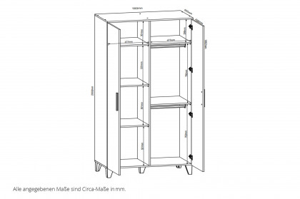 Prizzi von POL Power - 3-teiliges Babyzimmer-Set weiß - Aurum