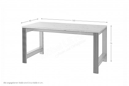 Jasmin von Innostyle -  Homeoffice-Schreibtisch ca. 160 cm breit