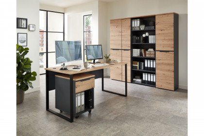 Memphis-Office von Innostyle - Schreibtisch mit Rahmengestell