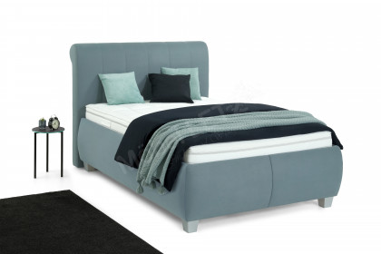 Messina von Oschmann - Polsterbett KT 0276 steel 140 x 200 cm