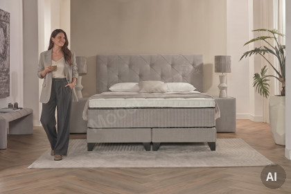 Hotelbett Magnifique von Serta - Aktions-Boxspringbett cement