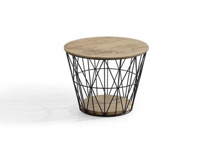 Naturstücke von Hartmann - Couchtisch Riffeiche Umato/ Metall