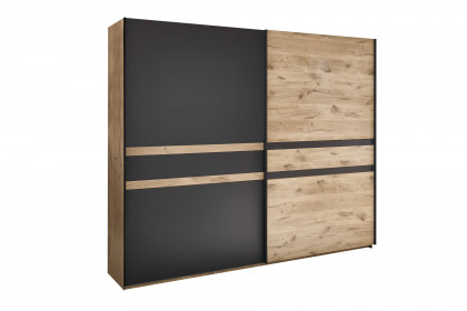 Raven von SchlafKONTOR - Schrank ca. 270 cm breit Viking Oak - graphit