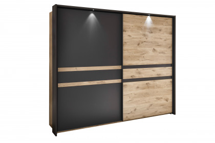 Raven von SchlafKONTOR - Schrank ca. 270 cm breit Viking Oak - graphit