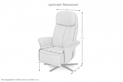 4550 von Himolla - Trapezsofa texas