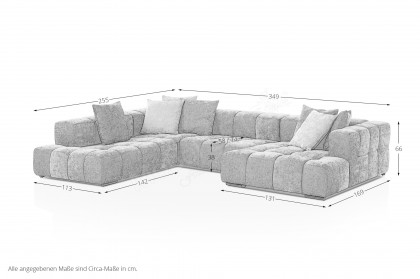 Lucy-LE24 von designwerk - Sofalandschaft links pino