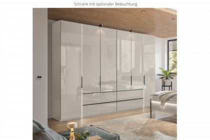 San Antonio von Musterring - Dreh-/ Falttürenschrank Champagner-Glas