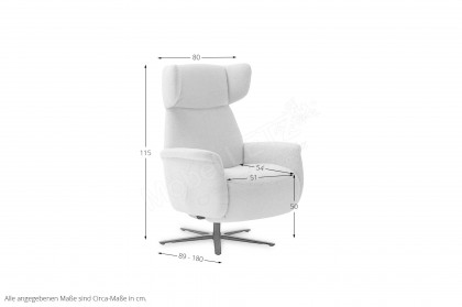 Catola Lazyline von SCHÖNER WOHNEN - Funktionssessel mustard