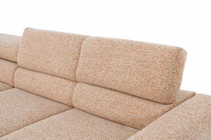 Tossa von SCHÖNER WOHNEN - Ecksofa links rusty