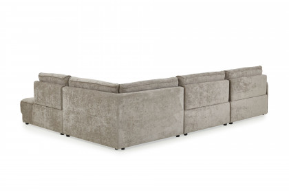 ZE-EM24138 von Zehdenick - Ecksofa Ausführung rechts mandel