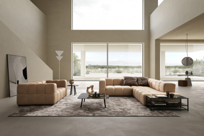 Lucy-LE24 von designwerk - Eckgarnitur links beige