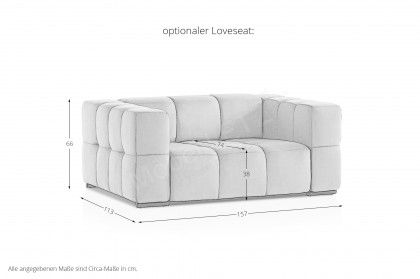 Lucy-LE24 von designwerk - Eckgarnitur links beige