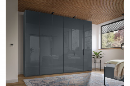 San Antonio von Musterring - Schrank mit Falt- & Drehtüren Basaltglas