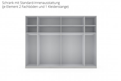 San Antonio von Musterring - Schrank mit Falt- & Drehtüren Basaltglas