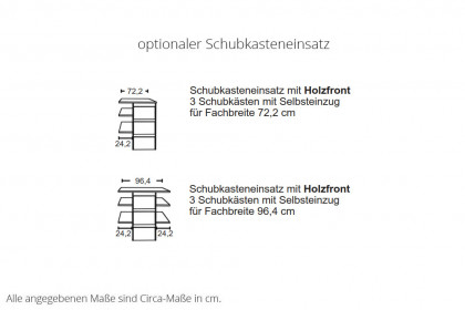 San Antonio von Musterring - Schrank mit Falt- & Drehtüren Basaltglas