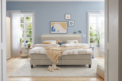 Elias-Dream von Musterring - Familien-Boxspringbett taupe