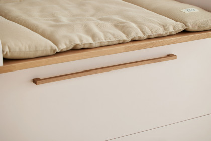 Stiene von Paidi - Wickelkommode cashmere-beige - Eiche massiv