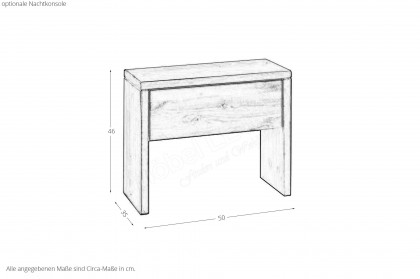 BE-0880 von GK Möbelvertrieb - Balkenbett Kiefer 140x200 cm mit Metallkufe