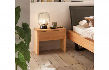 BE-0880 von GK Möbelvertrieb - Balkenbett Kiefer 140x200 cm mit Metallkufe